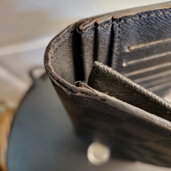 Louis Vuitton Portefeuille Brazza Long Wallet - Damier Graphite - Picture 9 of 16